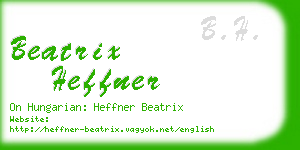 beatrix heffner business card
